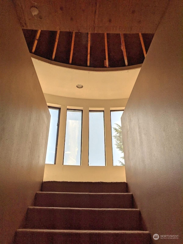 view of stairs