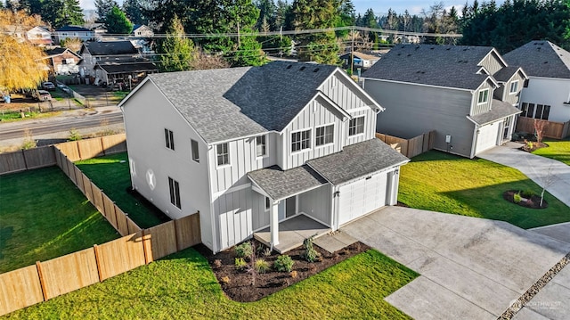 15507 65th Avenue Ct E, Puyallup, WA 98375 - aerial perspective of suburban area