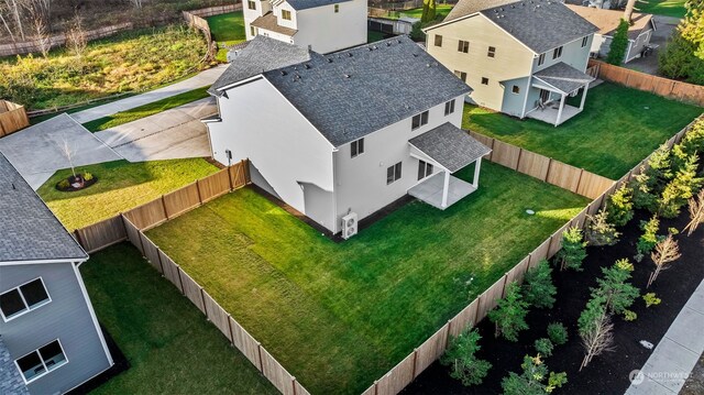 15507 65th Avenue Ct E, Puyallup, WA 98375 - aerial perspective of suburban area