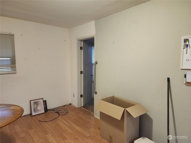 miscellaneous room with light hardwood / wood-style floors