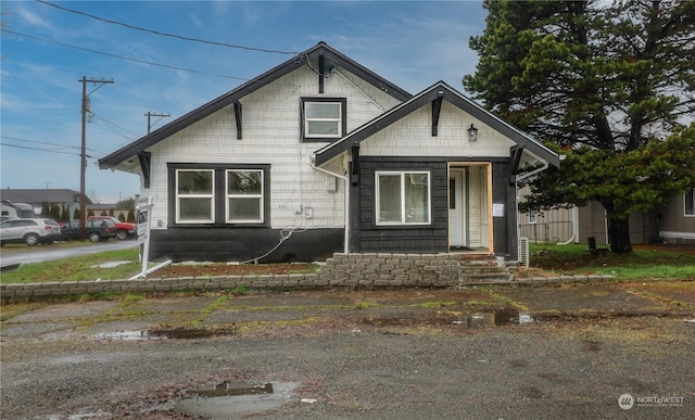 view of bungalow-style home