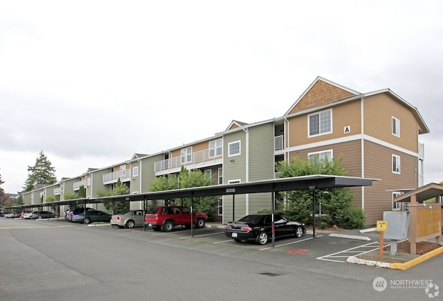 view of car parking