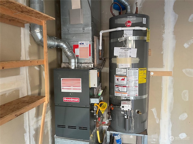 utilities with strapped water heater