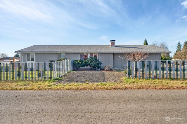 view of ranch-style house