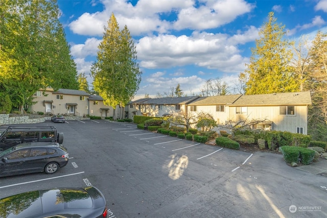 1305 W Clearbrook Unit 7, Bellingham, WA 98229 - uncovered parking lot featuring a residential view