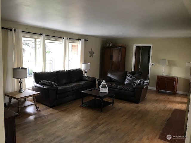 319 N 46th Ave, Yakima, WA 98908 - living area with wood finished floors and baseboards