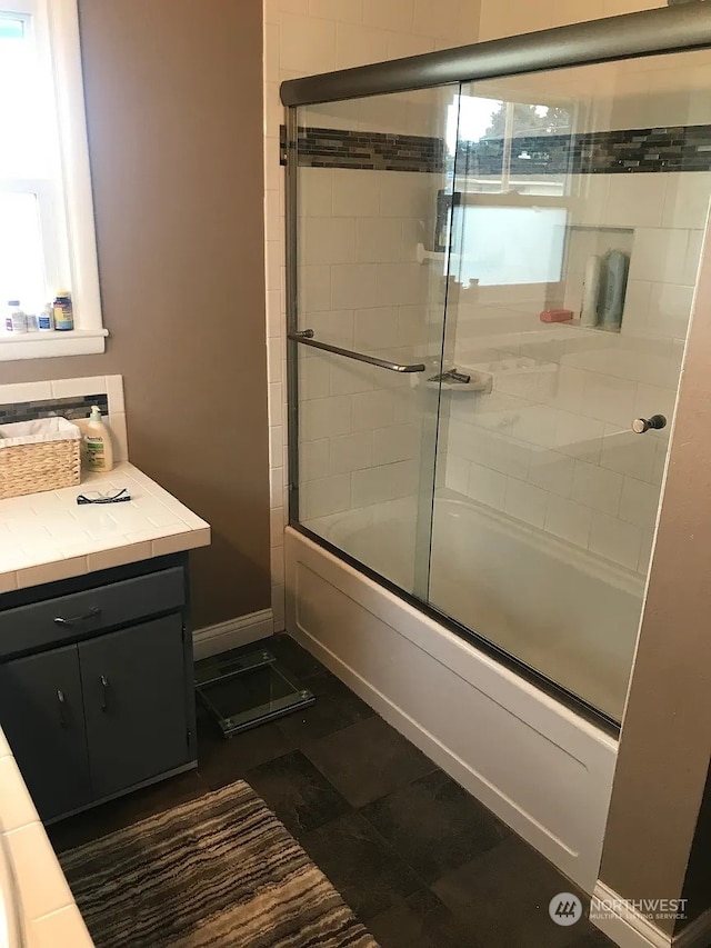 319 N 46th Ave, Yakima, WA 98908 - bathroom with combined bath / shower with glass door and vanity