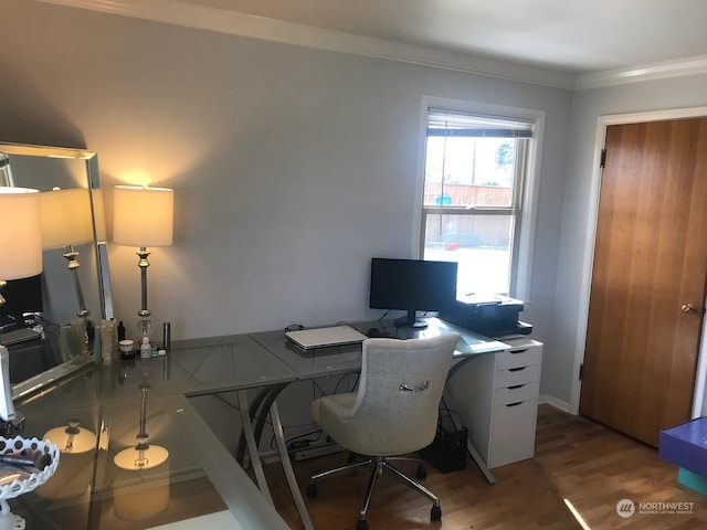 319 N 46th Ave, Yakima, WA 98908 - office space with light wood-style flooring and crown molding