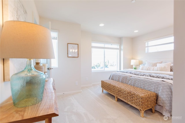 bedroom featuring carpet floors