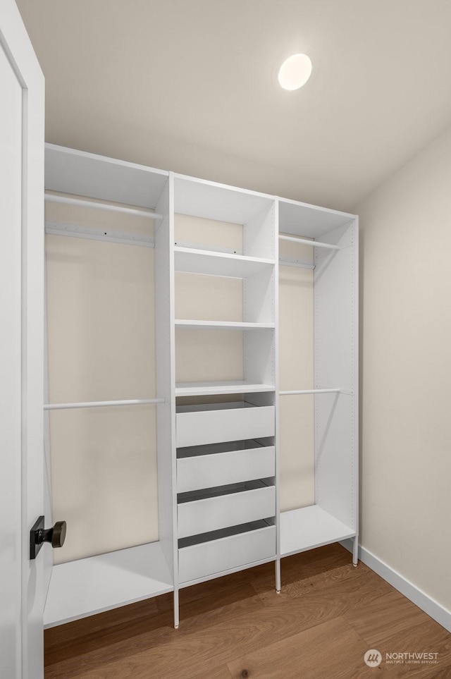 view of closet