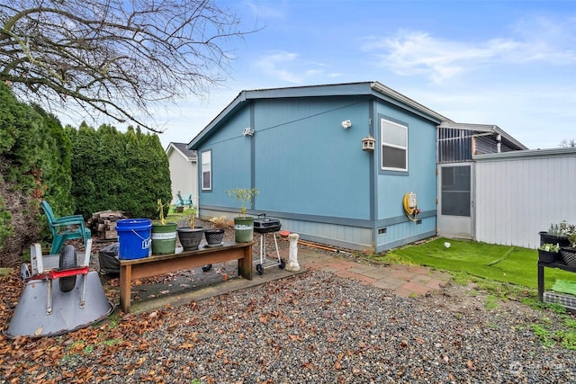 view of rear view of property