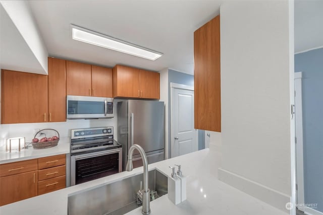 kitchen featuring sink and stainless steel appliances