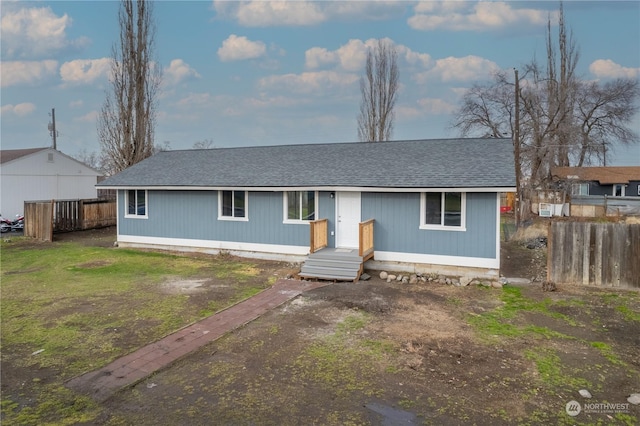 view of ranch-style house