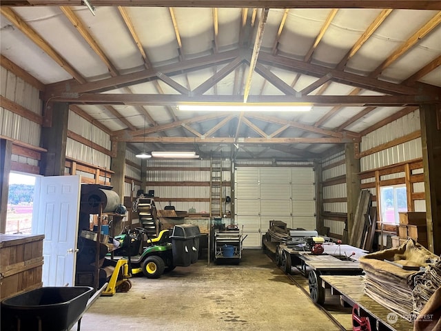 2978 Alexson Rd, North Cove, WA 98547 - garage featuring metal wall