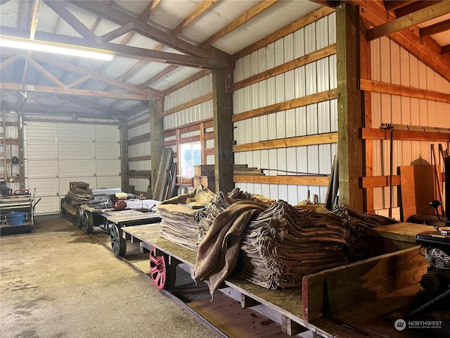 2978 Alexson Rd, North Cove, WA 98547 - garage with metal wall
