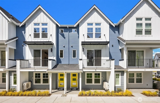 9014 NE 203rd Ln Unit C, Bothell, WA 98011 - multi unit property featuring board and batten siding and a cooling unit