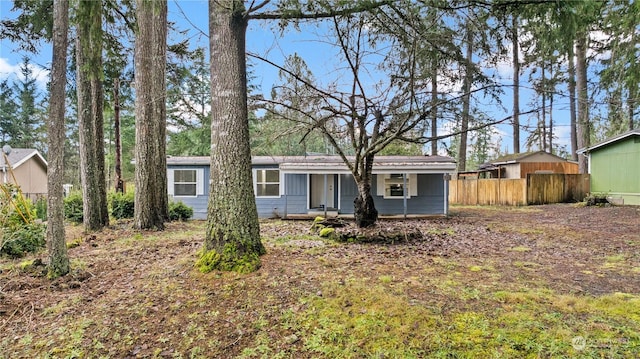 view of ranch-style home