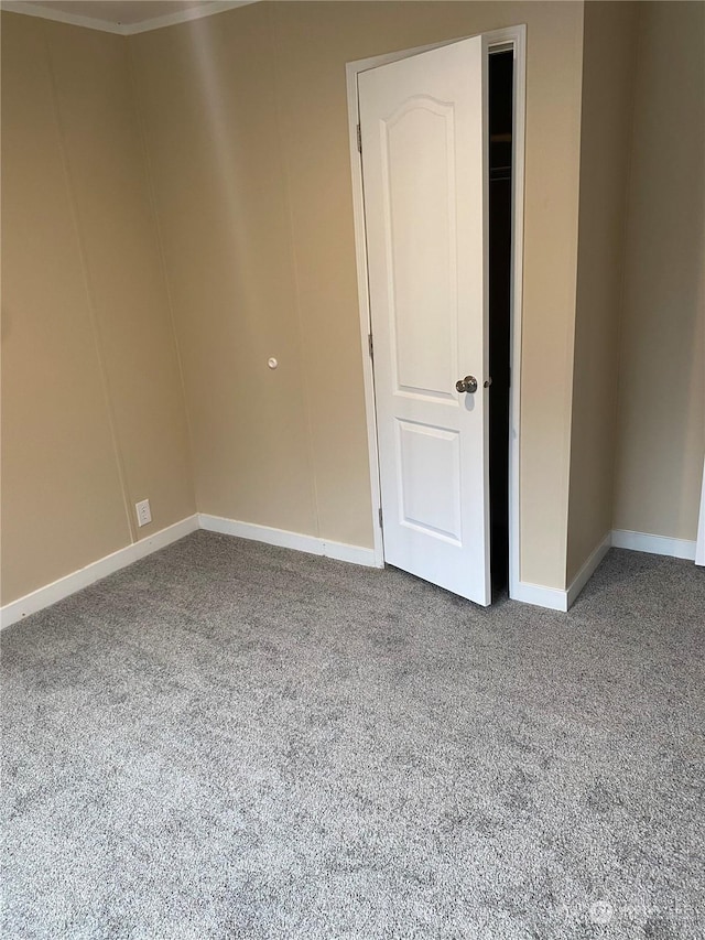 empty room with carpet floors