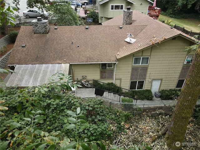 view of rear view of property