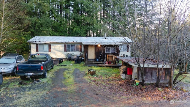 view of ranch-style home