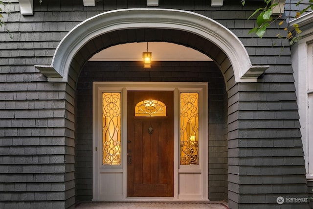 view of entrance to property