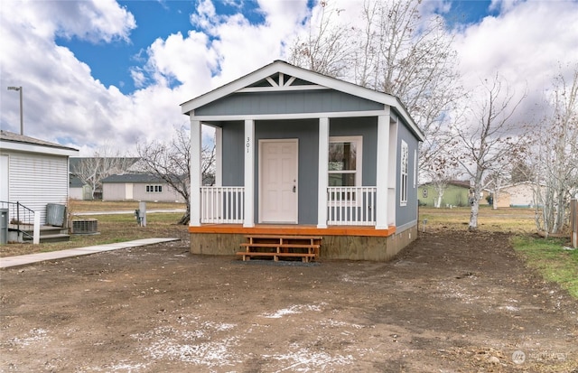 bungalow with covered porch