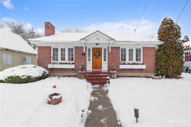 view of bungalow-style home