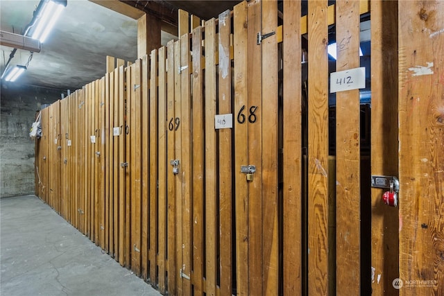 view of storage