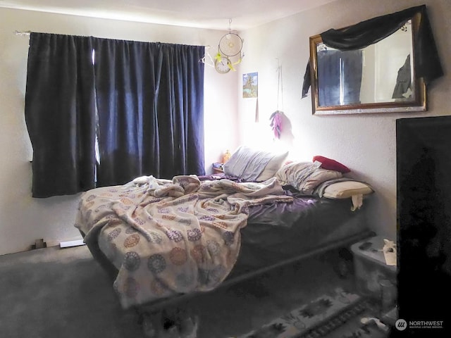 bedroom featuring carpet floors