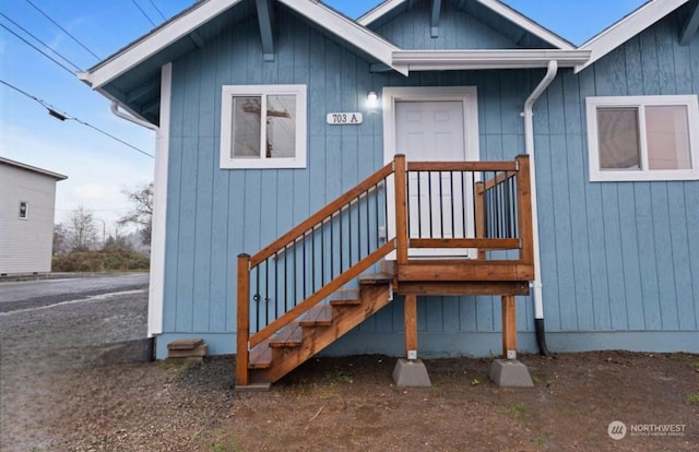 view of entrance to property