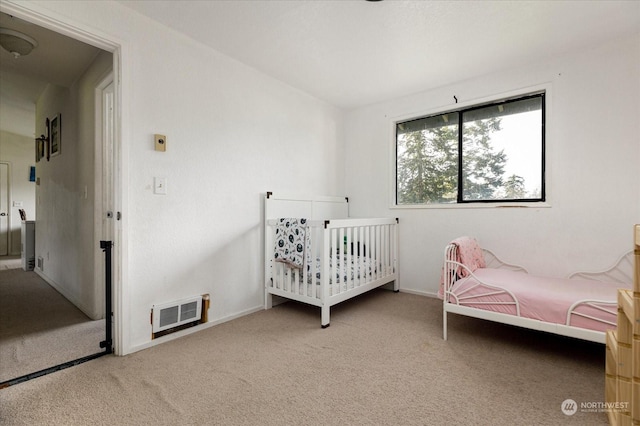 bedroom with carpet flooring