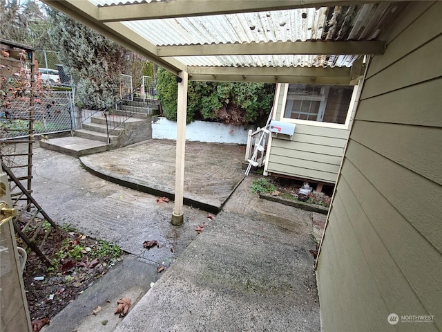 view of patio