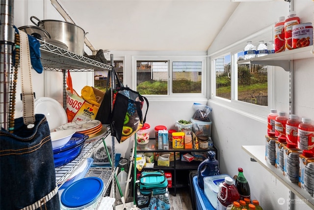 view of pantry