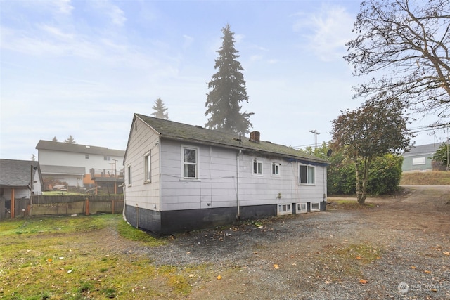 view of rear view of house