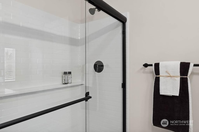 bathroom with walk in shower