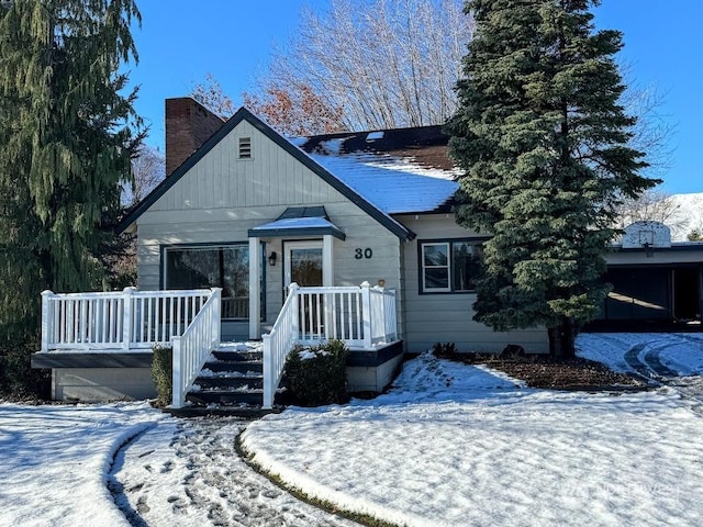 view of bungalow-style house