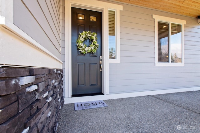 view of property entrance