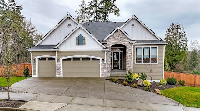 view of craftsman inspired home