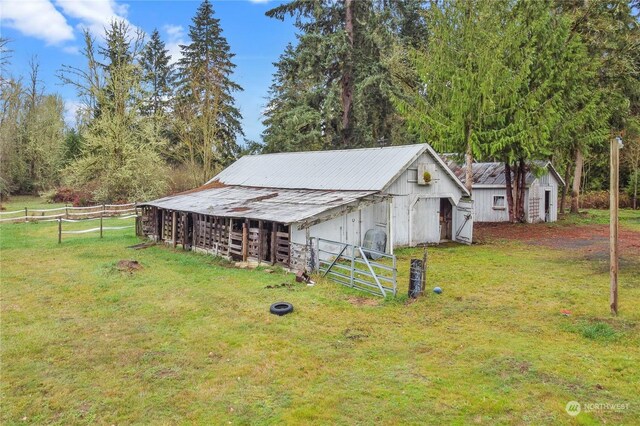 view of outbuilding