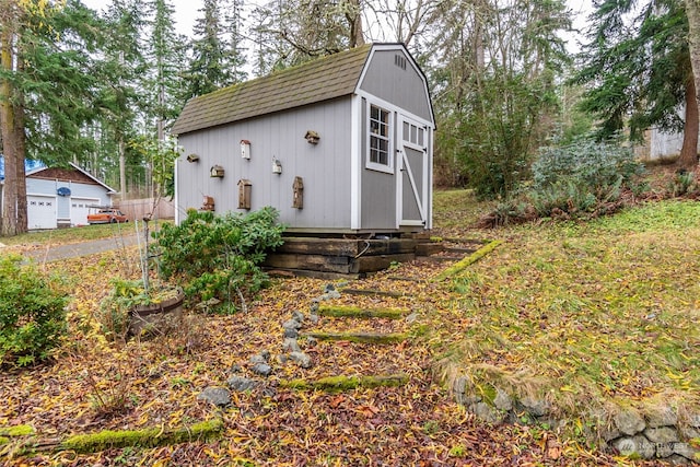 view of outbuilding