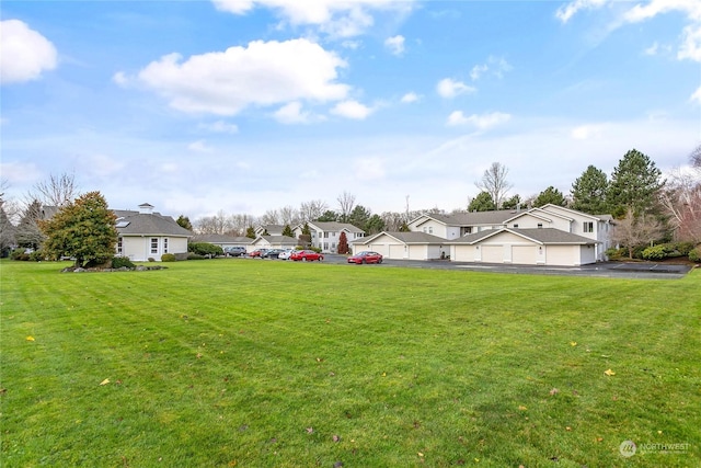 view of front of home with a front yard