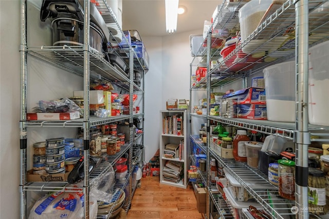 view of storage room