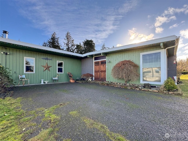 view of ranch-style home