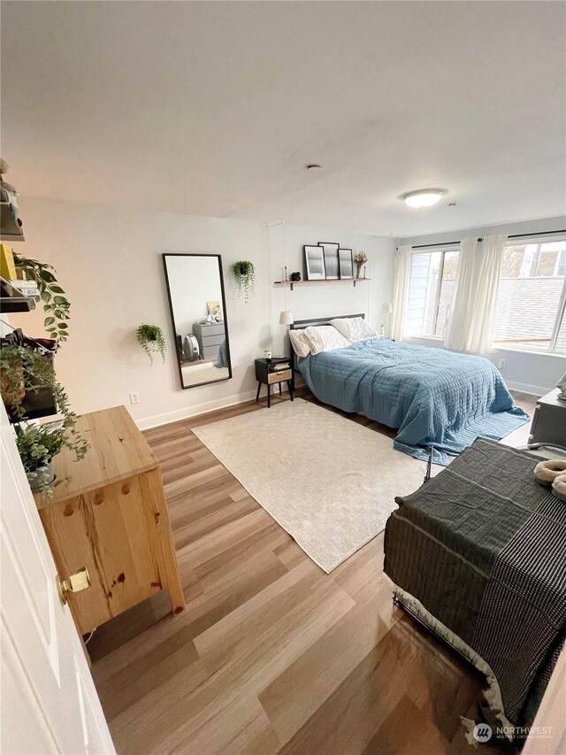 4105 Stone Way N, Seattle, WA 98103 - bedroom featuring hardwood / wood-style flooring