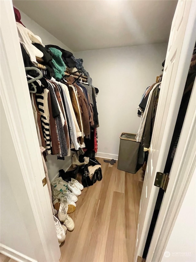 4105 Stone Way N, Seattle, WA 98103 - spacious closet with light wood-type flooring