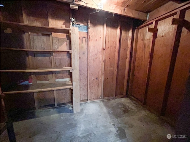 view of storage room