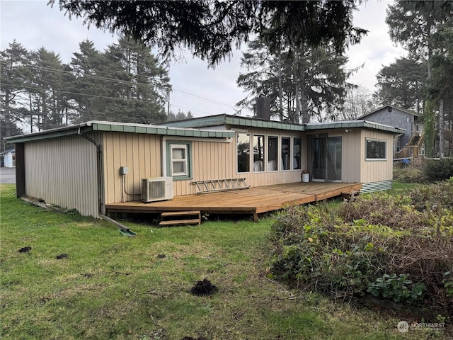 4757 State Route 109, Moclips, WA 98562 - back of house with a deck and a yard