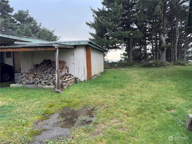 4757 State Route 109, Moclips, WA 98562 - view of grassy yard with an outbuilding
