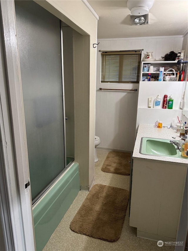 4757 State Route 109, Moclips, WA 98562 - full bath featuring vanity and combined bath / shower with glass door