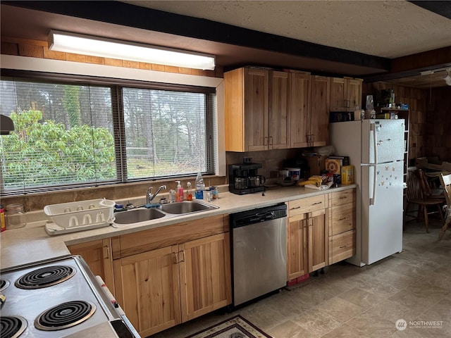 4757 State Route 109, Moclips, WA 98562 - kitchen with white appliances, plenty of natural light, and light countertops
